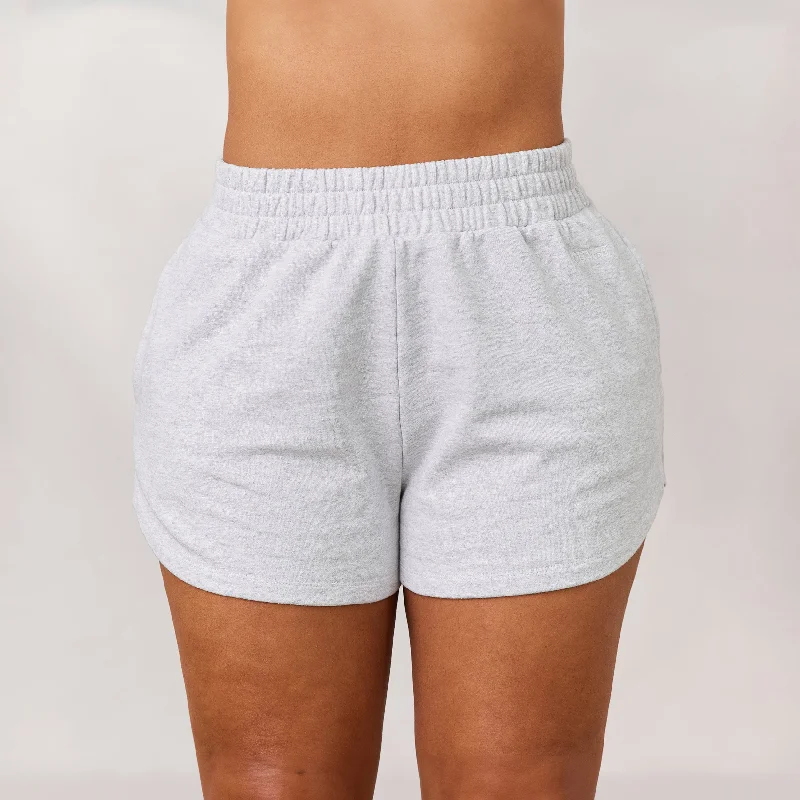 Varsity Jogger Shorts - Frost Melange