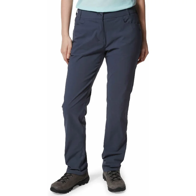 Craghoppers Nosilife Clara (Long) Womens Walking Trousers - Navy