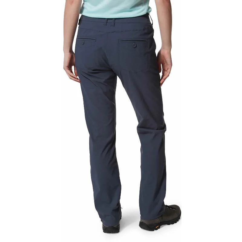 Craghoppers Nosilife Clara (Long) Womens Walking Trousers - Navy