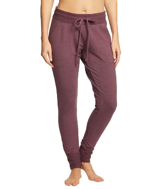 Free People Movement Sunny Skinny Sweat Pants Plum