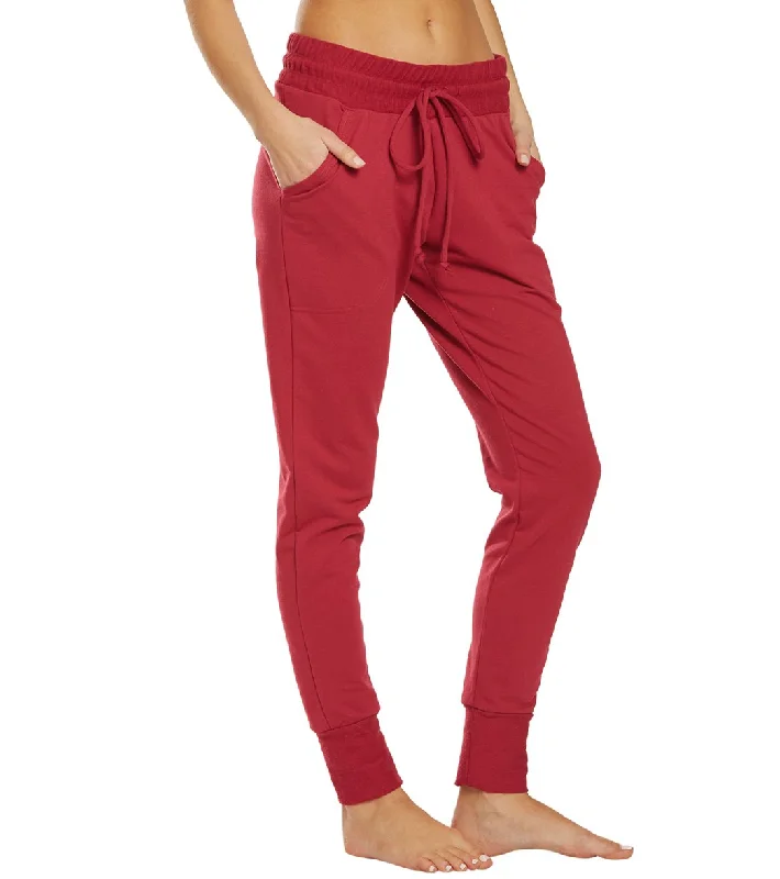 Free People Movement Sunny Skinny Sweat Pants Red