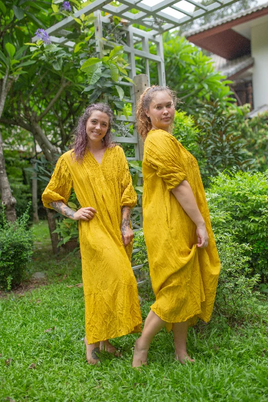 Freedom Dress - Mustard