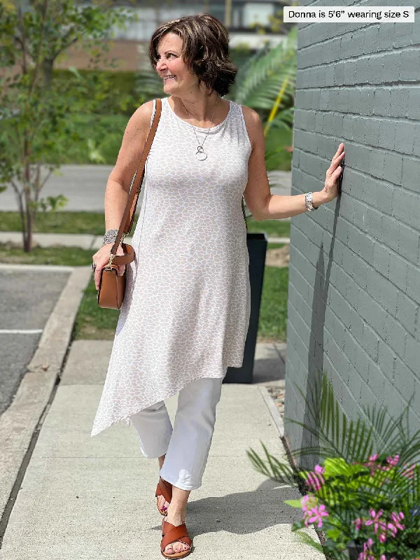 Mariska asymmetrical tunic dress