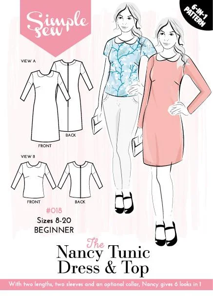 Simple Sew Nancy Tunic Dress & Top