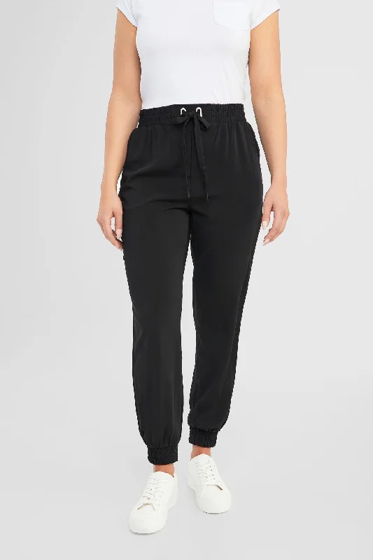 Pantalon jogger en twill - Femme