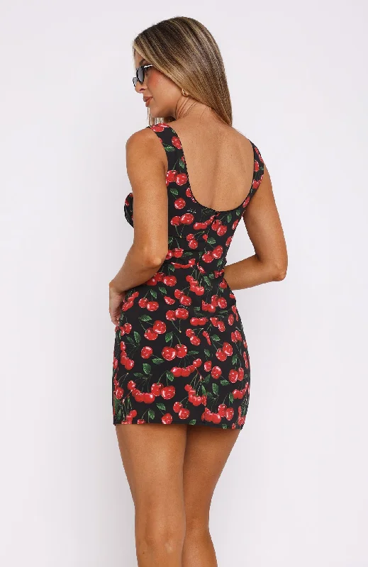 Party Next Door Mini Dress Cherry Crush