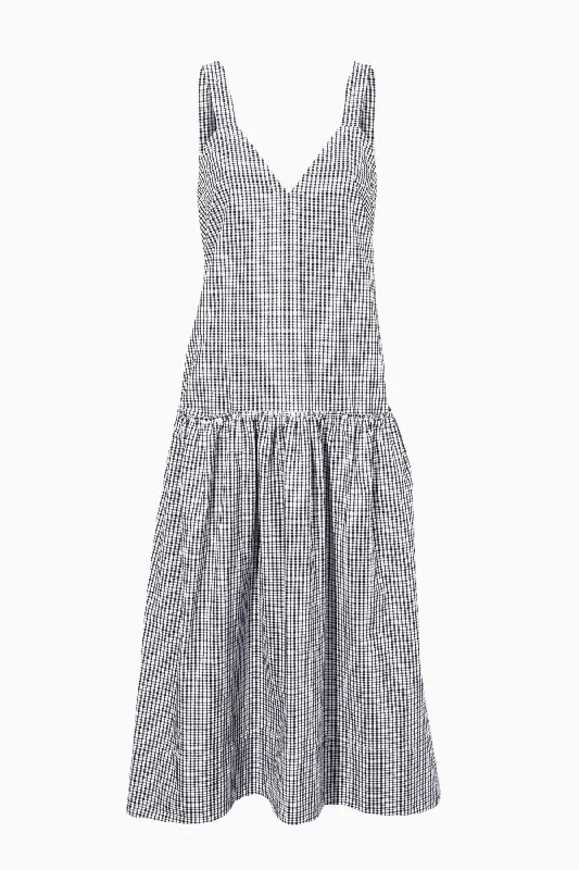 Proenza Schouler White Label Sasha Dress - Black Ivory