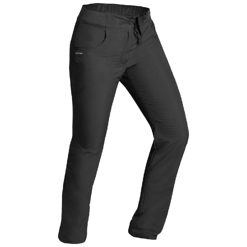 WOMEN'S HIKING WARM WATER-REPELLENT TROUSERS - SH100