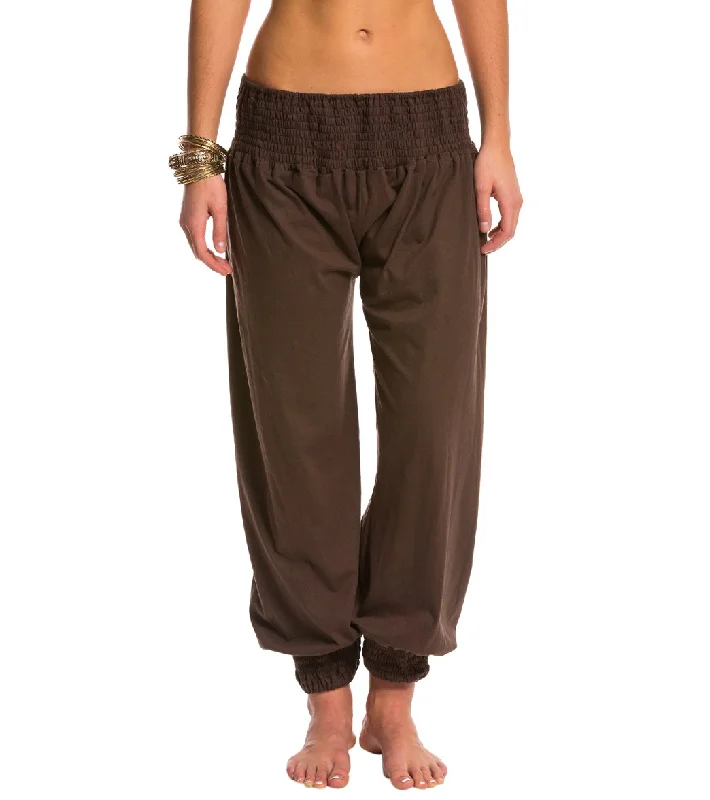 Yak & Yeti Indian Harem Joggers Brown