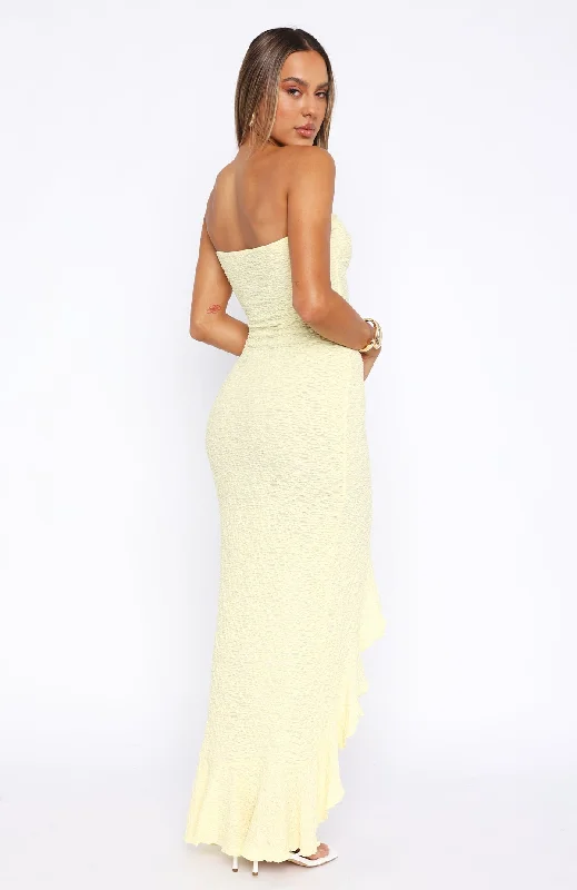 Your Fantasy Maxi Dress Lemon