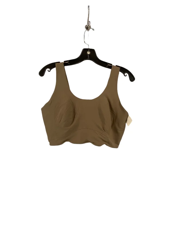 Brown Athletic Bra All In Motion, Size Xl