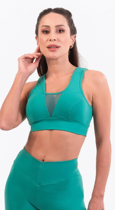 Carla Sports Bra - Emerald