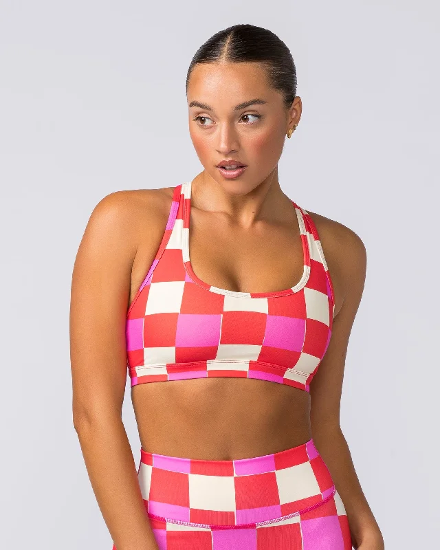 Drew Bra - Abstract Check Print