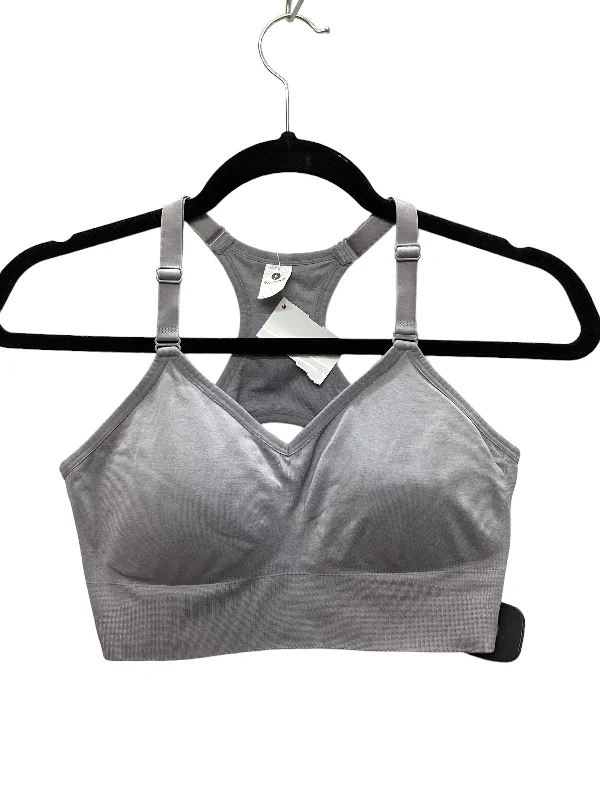 Grey Athletic Bra 90 Degrees By Reflex, Size L