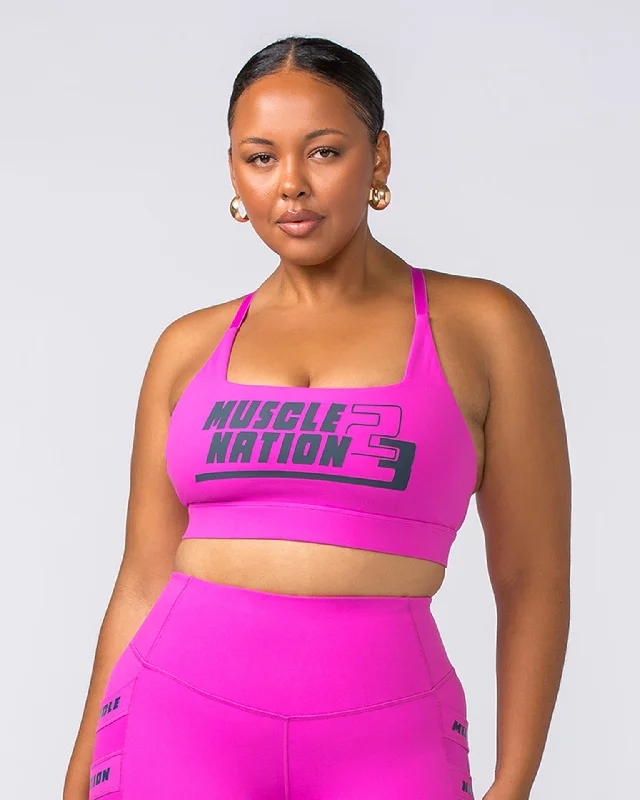 Ignite Bra - Hyper Fuchsia