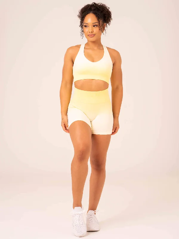 Ombre Seamless Sports Bra - Lemon Ombre