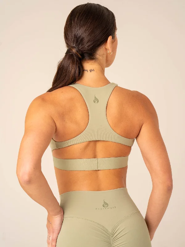 Prime Sports Bra - Olive