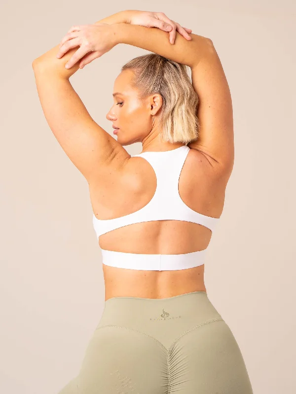 Prime Sports Bra - White