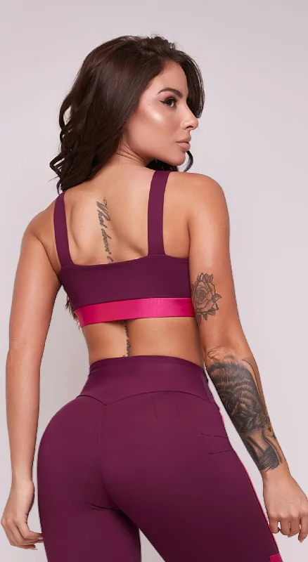 Pulse Bra - Marsala