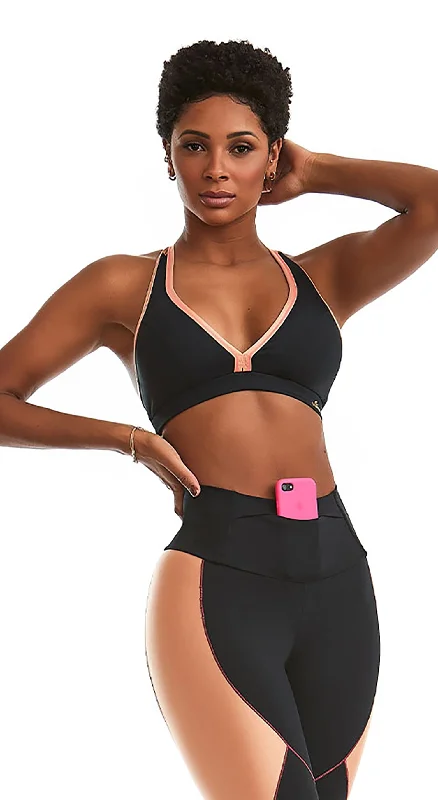 Sport Bra NZ Race - Black