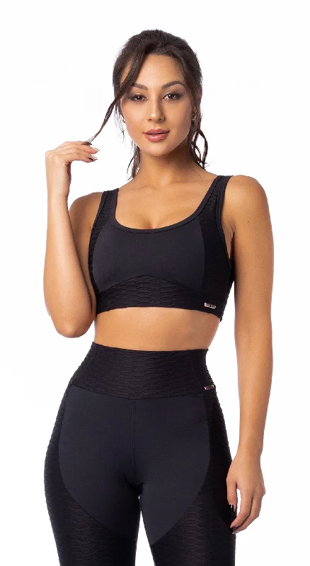 Flow Sports Bra - Black