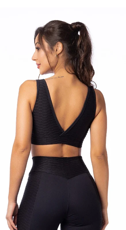 Flow Sports Bra - Black