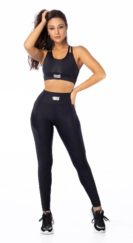 Minimal Sports Bra - Black