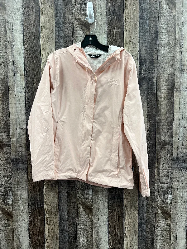 Athletic Jacket By The North Face In Pink, Size: M