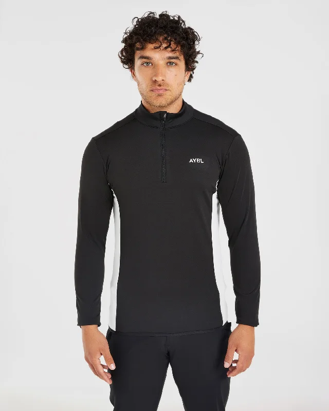 Performance 1/4 Zip Pullover - Black