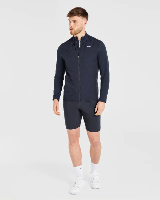 Performance Hybrid Jacket - Navy