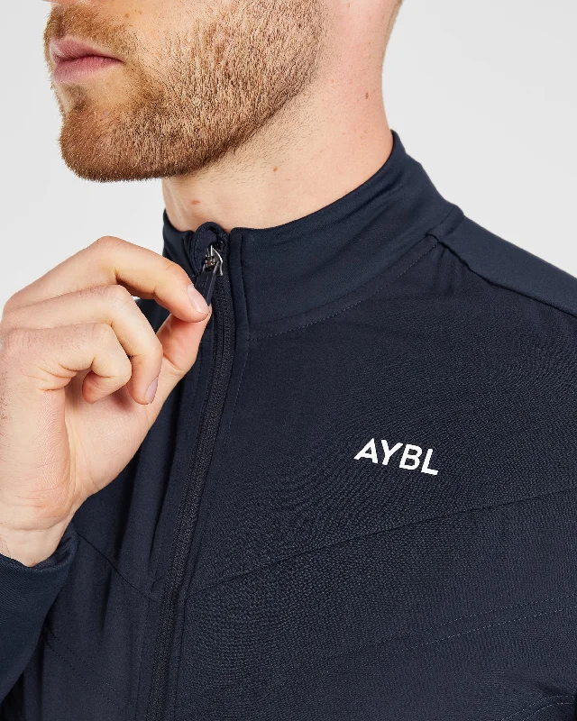 Performance Hybrid Jacket - Navy