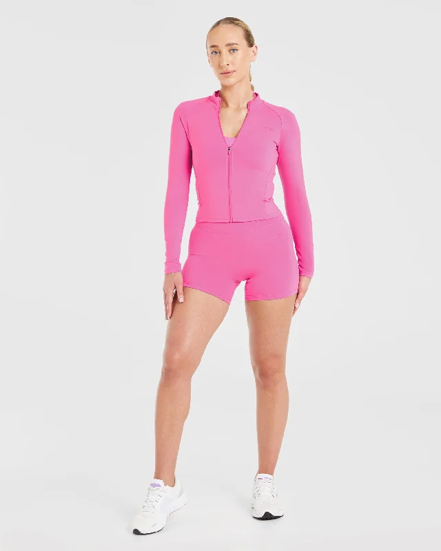 Staple Zip Jacket - Summer Pink