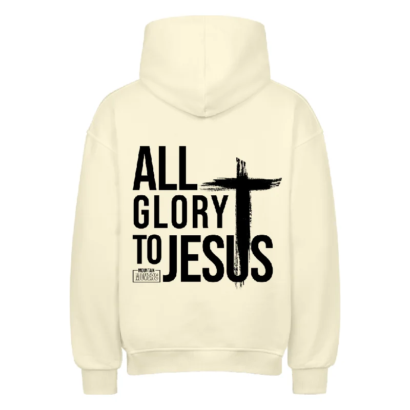 ALL GLORY TO JESUS OVERSIZE HOODIE BackPrint