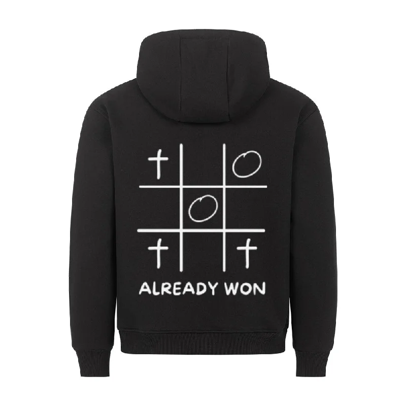 Already Won Hoodie BackPrint