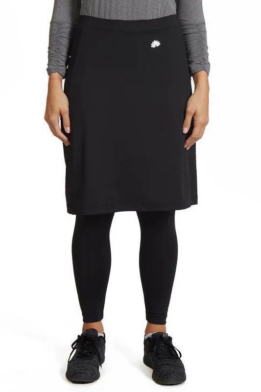 Ankle Fit Snoga Athletic Skirt in Black