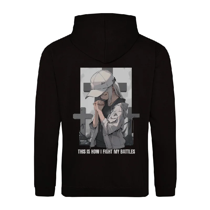 Battles x Anime Hoodie BackPrint