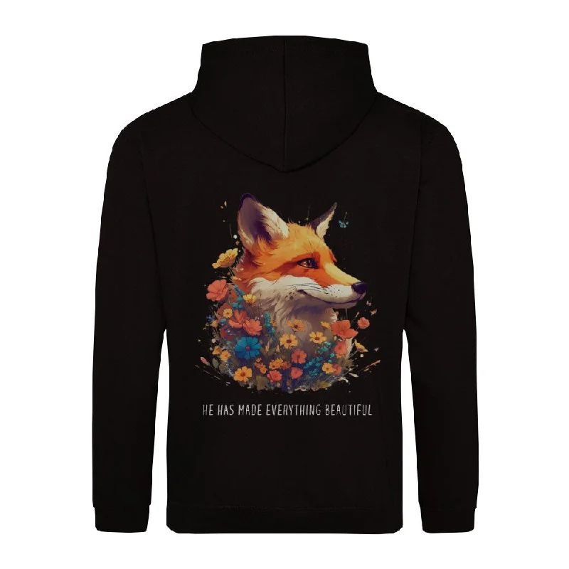 Beautiful Fox Hoodie BackPrint