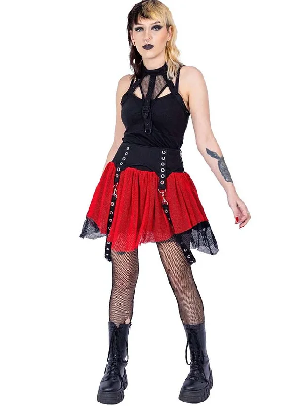 Cybele [Black/Red] | SKIRT*