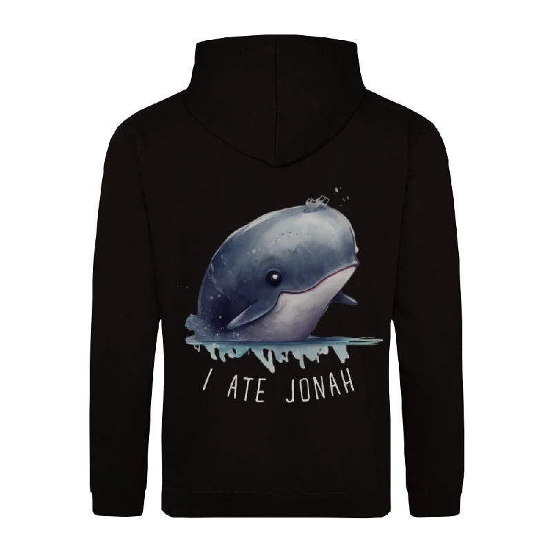 I ate Jonah Animated Hoodie BackPrint