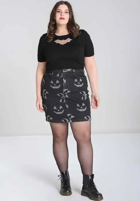 Jack-O-Lantern [Black] | SKIRT*