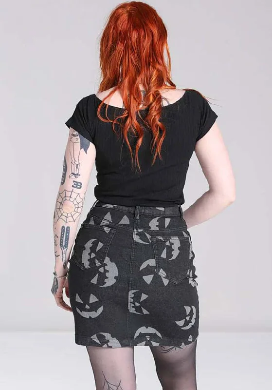 Jack-O-Lantern [Black] | SKIRT*