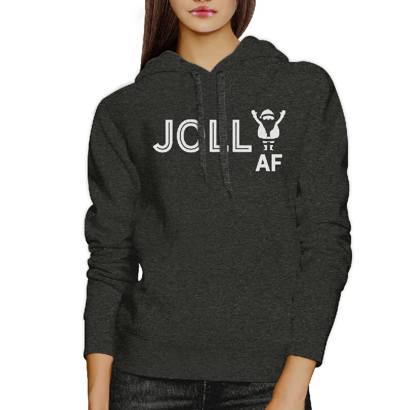 Jolly Af Dark Grey Hoodie