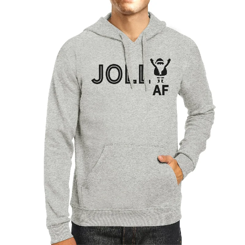 Jolly Af Grey Hoodie