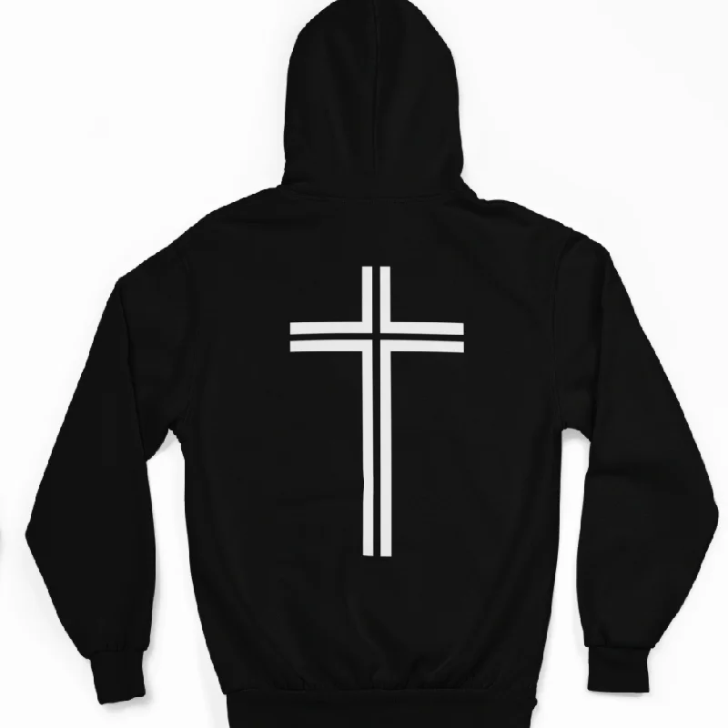 Kreuz Rücken Hoodie BackPrint