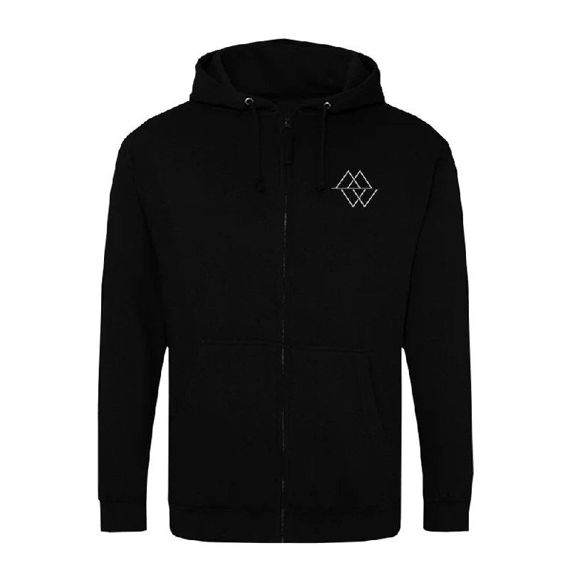 Logo Minimalistisch Zipper Hoodie