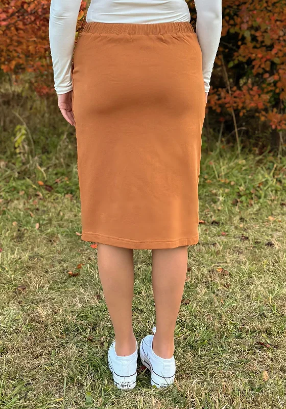 Micah Lounge Skirt in Terracotta