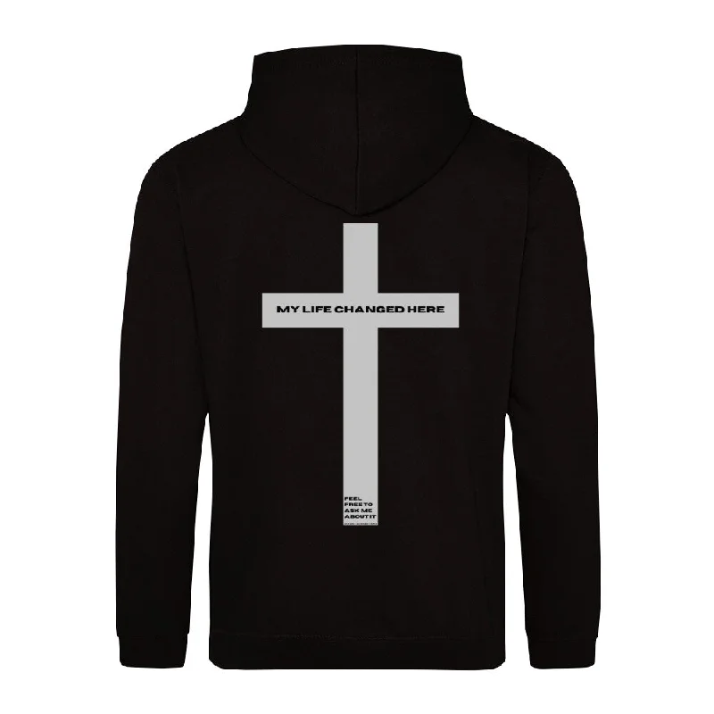 My life changed here Hoodie BackPrint