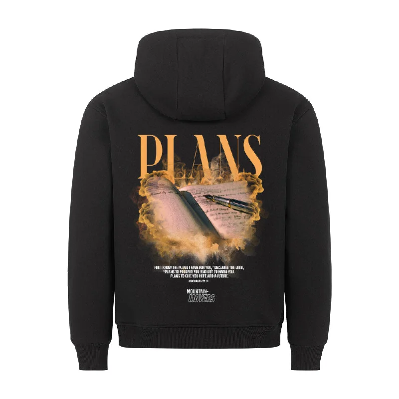 Plans Streetwear Hoodie BackPrint