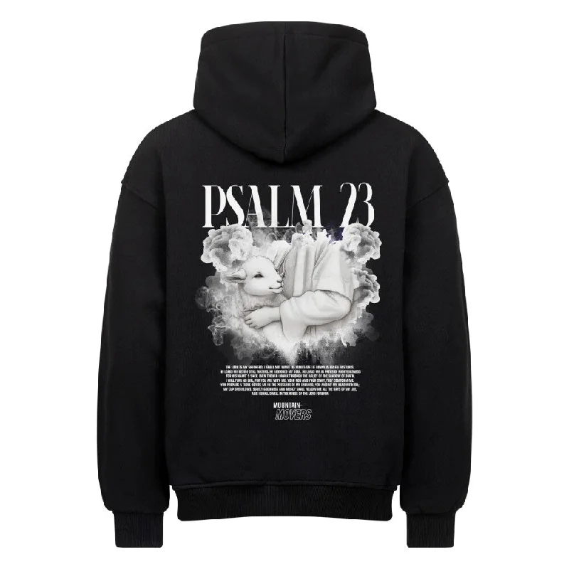 Psalm 23 Streetwear Oversized Hoodie BackPrint