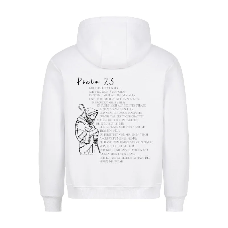 Psalm 23 Text Hoodie BackPrint